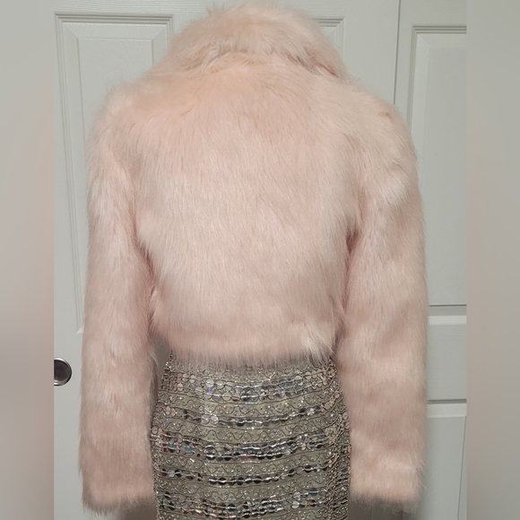 Pink Faux Fur Jacket - Picture 5 of 8